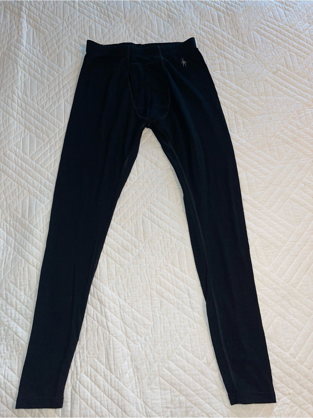 Smartwool Men's Black Merino Wool Pants Bottoms Base Layer Size SMALL